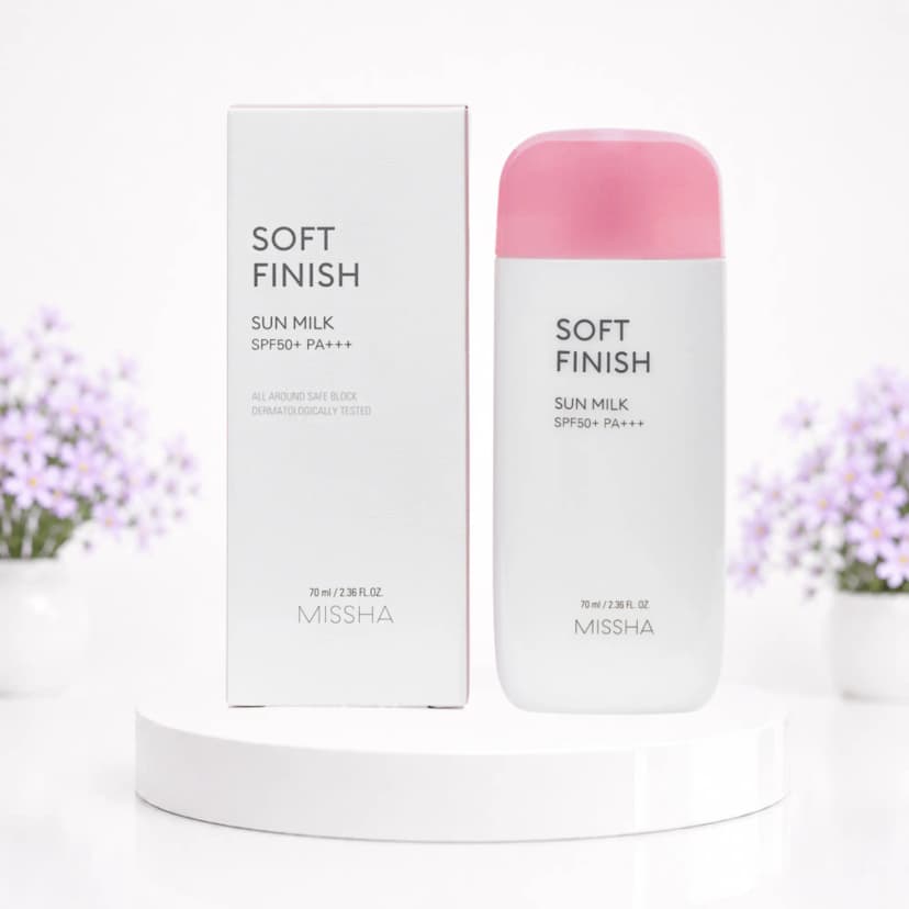 Missha All Around Safe Block Soft Finish Sun Milk SPF50+ Or PA+++