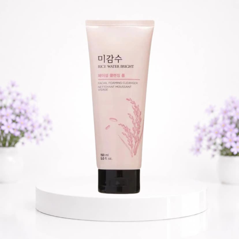The Face Shop Rice Water Bright Facial Foaming Cleanser