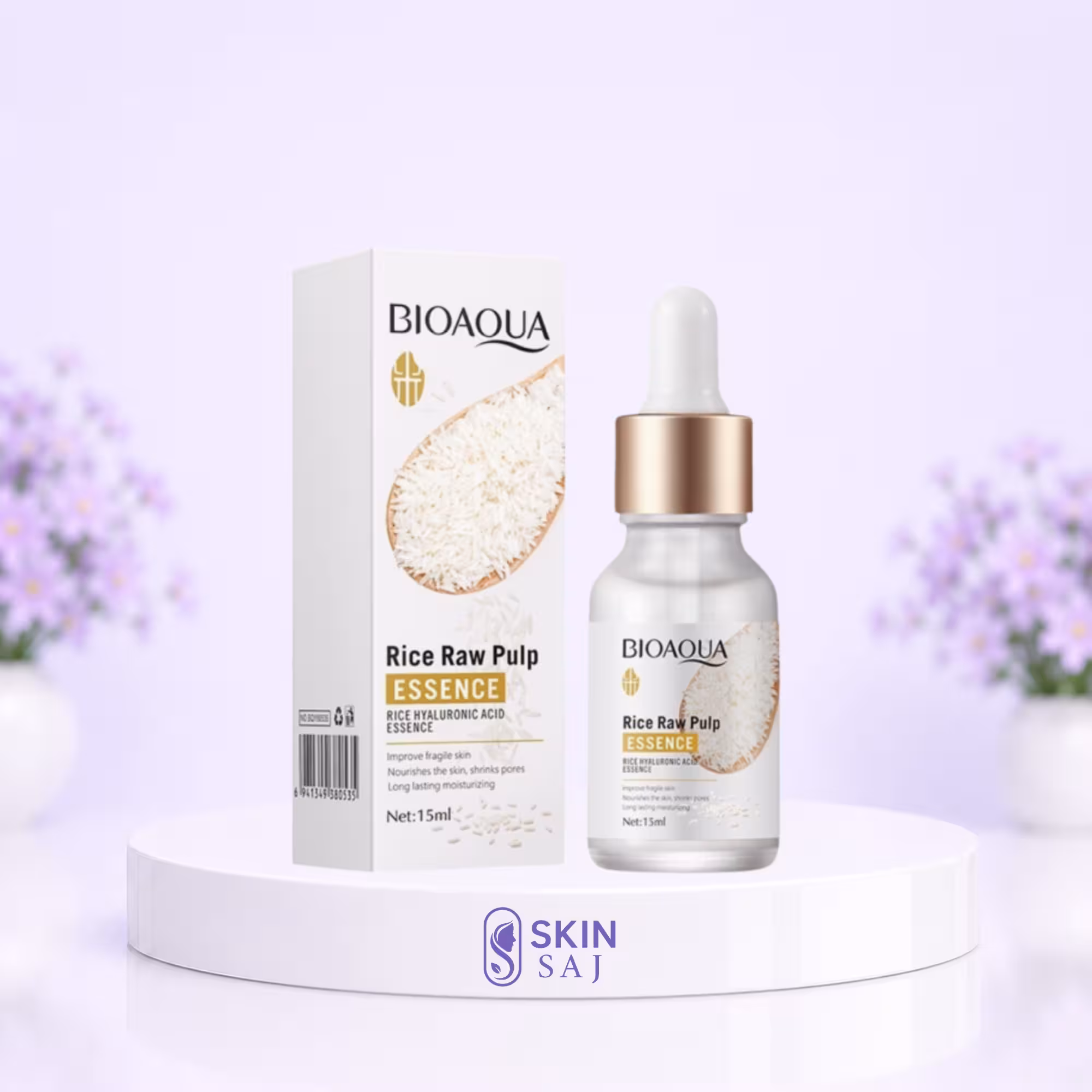 Bioaqua Rice Raw Pulp Facial Serum 