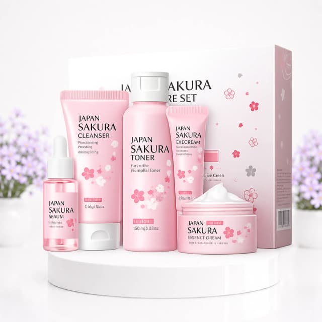Laikou Japan Sakura Skincare Set