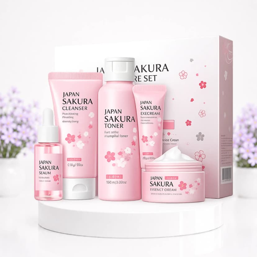 Laikou Japan Sakura Skincare Set