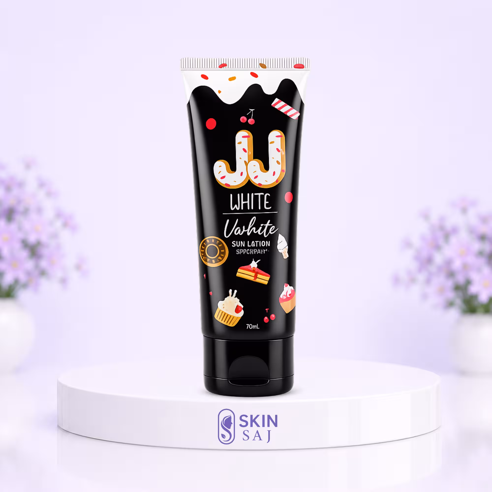 JJ White Vwhite Sun Lotion SPF50 PA++