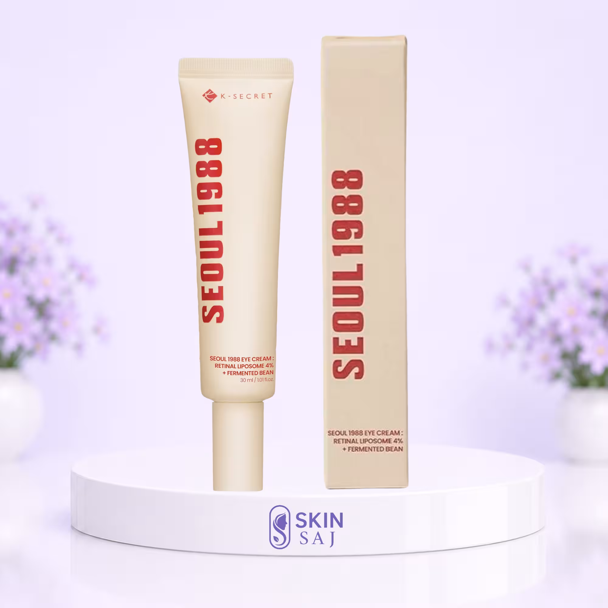 K-SECRET SEOUL 1988 Eye Cream : Retinal Liposome 4% + Fermented Bean