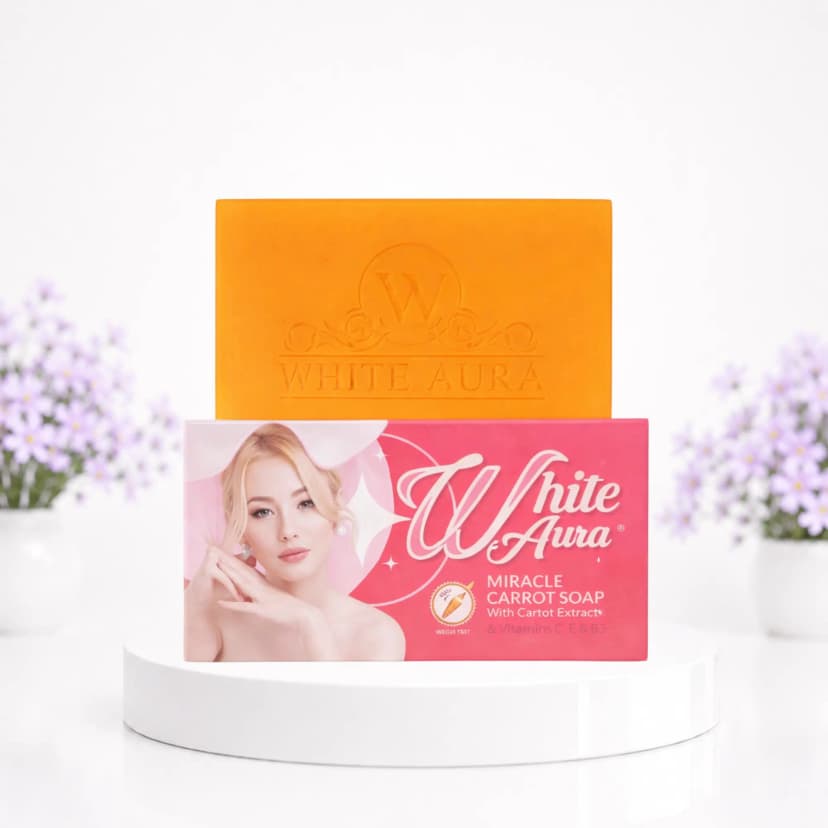 White Aura Miracle Carrot Soap