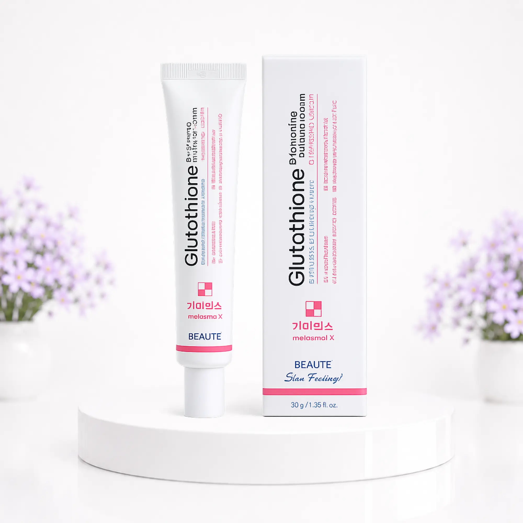 (Beaute Melasma-X) Glutathione Brightening Tone Up Cream