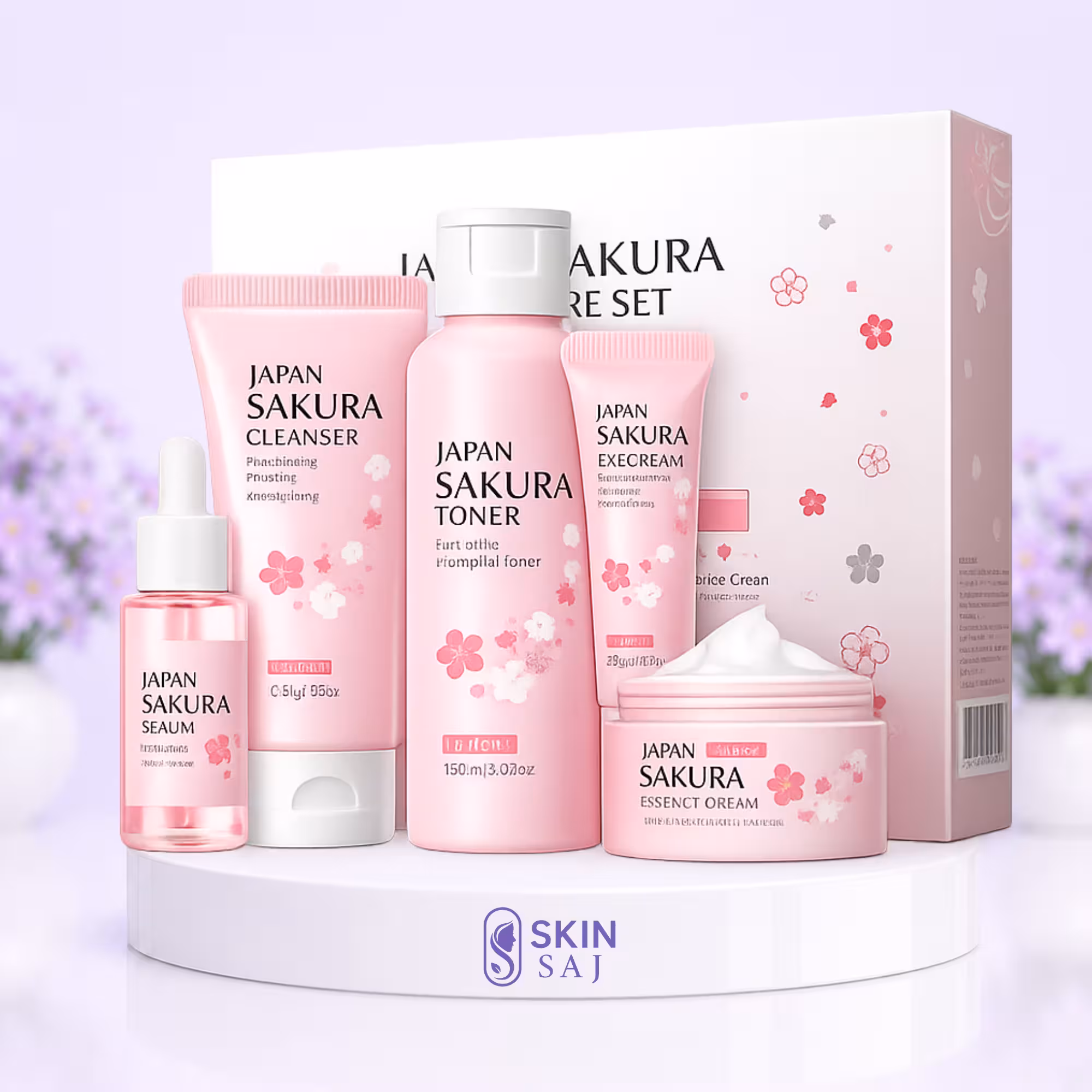 Laikou Japan Sakura Skincare Set