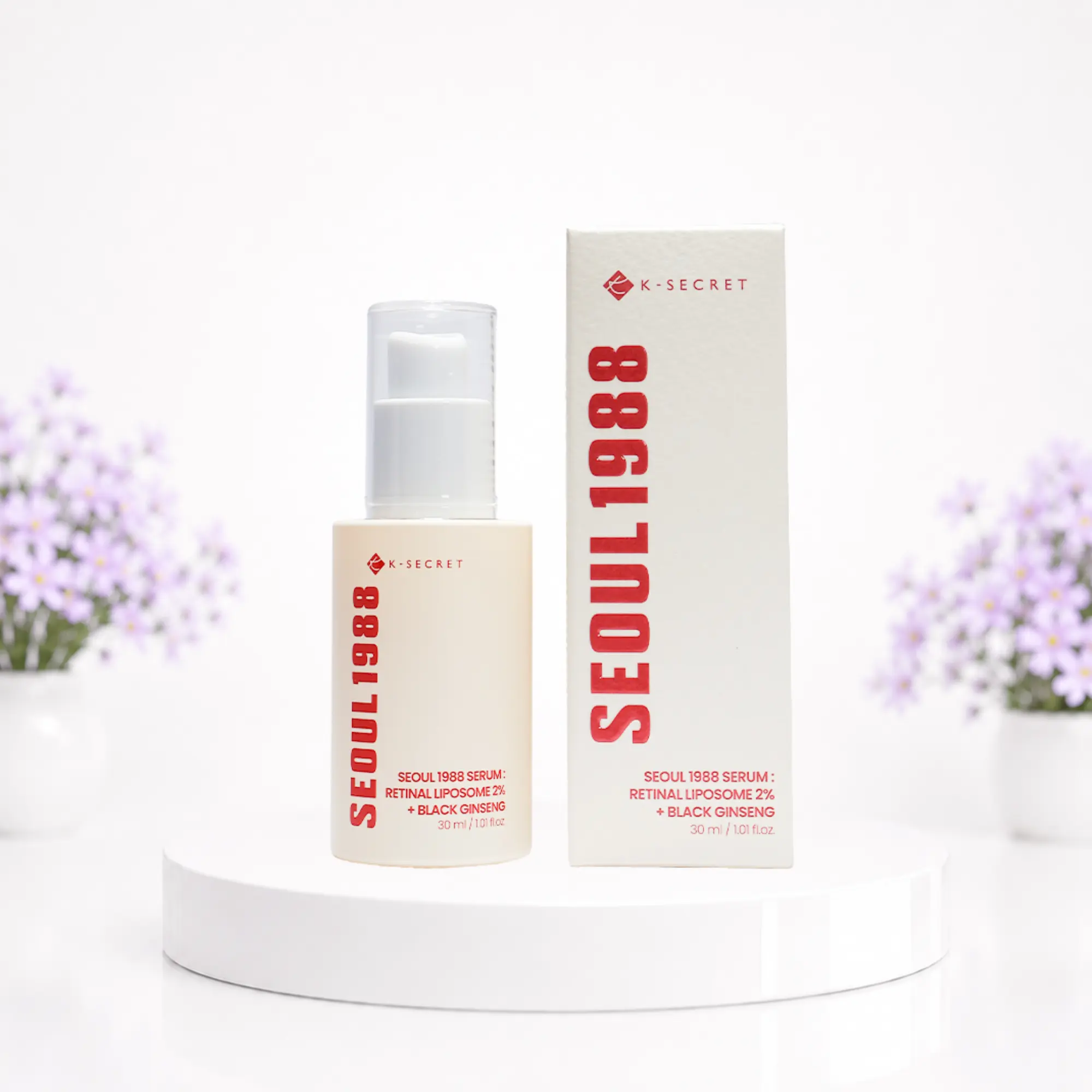 K-Secret Seoul 1988 Serum: Retinal Liposome 2% + Black Ginseng