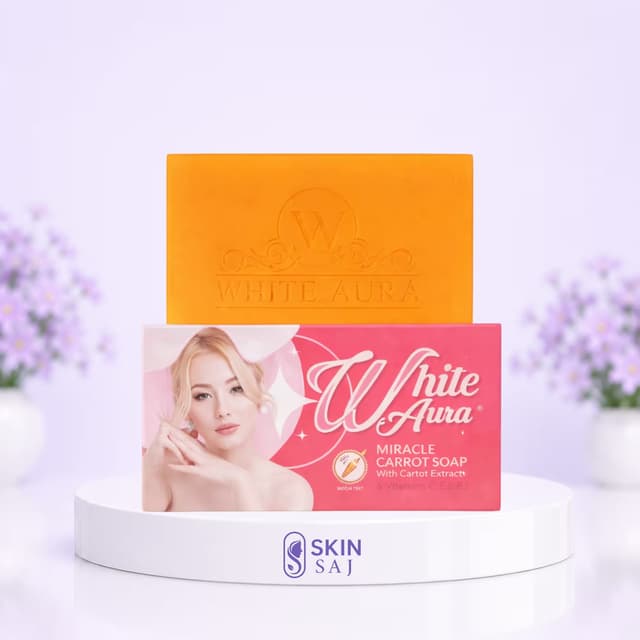 White Aura Miracle Carrot Soap